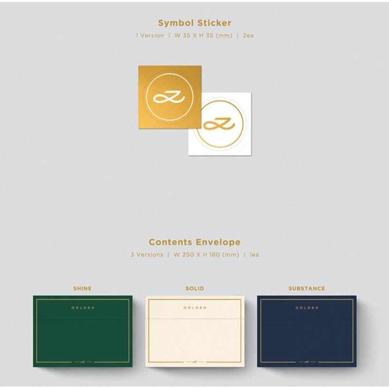 Solo album " GOLDEN " - photobook ver