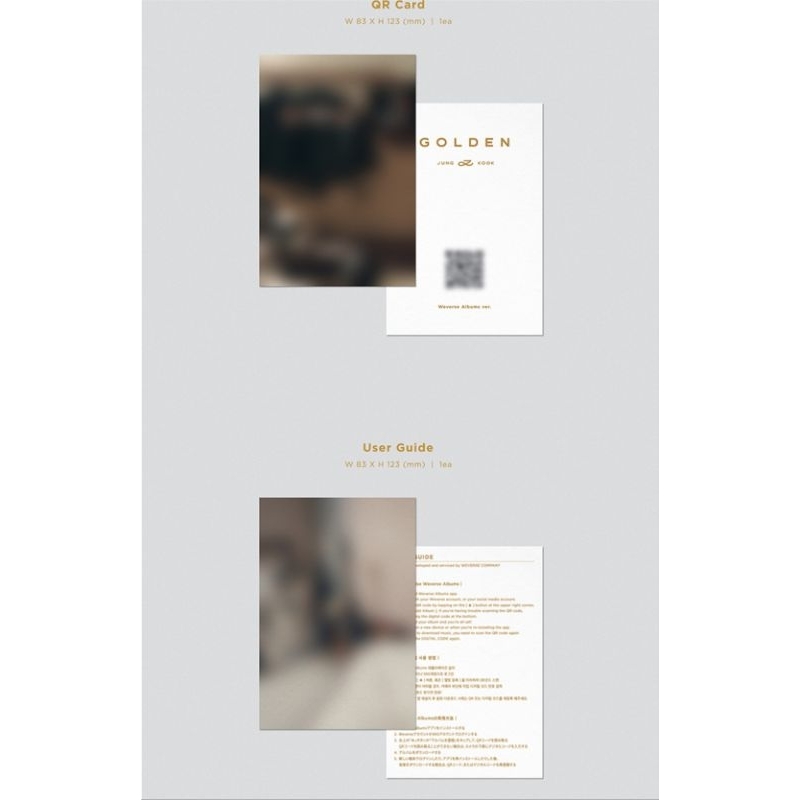 SOLO ALBUM " GOLDEN " - Weverse ver