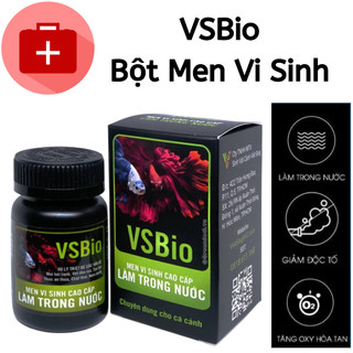 Vi sinh vsbio - bột men vi sinh làm trong nước bể cá - phụ kiện cá cảnh | hingaostore.
