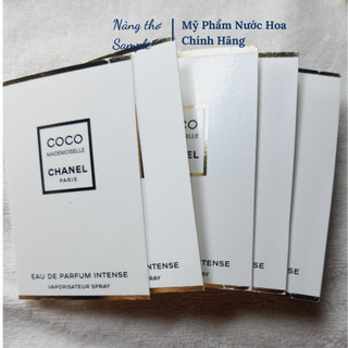  Vial chính hãng nước hoa Coco Mademoisell Intensive 1,5ml Hương thơm mùi hương sang chảnh và quyến rũ - Nàng Thơ Sample 