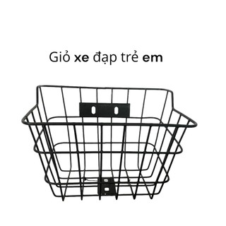 Giỏ xe đạp trẻ em 12-14-16- 18inch và 20inch đủ loại, kèm ốc lắp đầy đủ