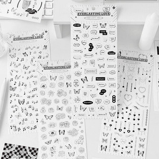 Sticker Dán Trang Trí Sổ Lưu Niệm