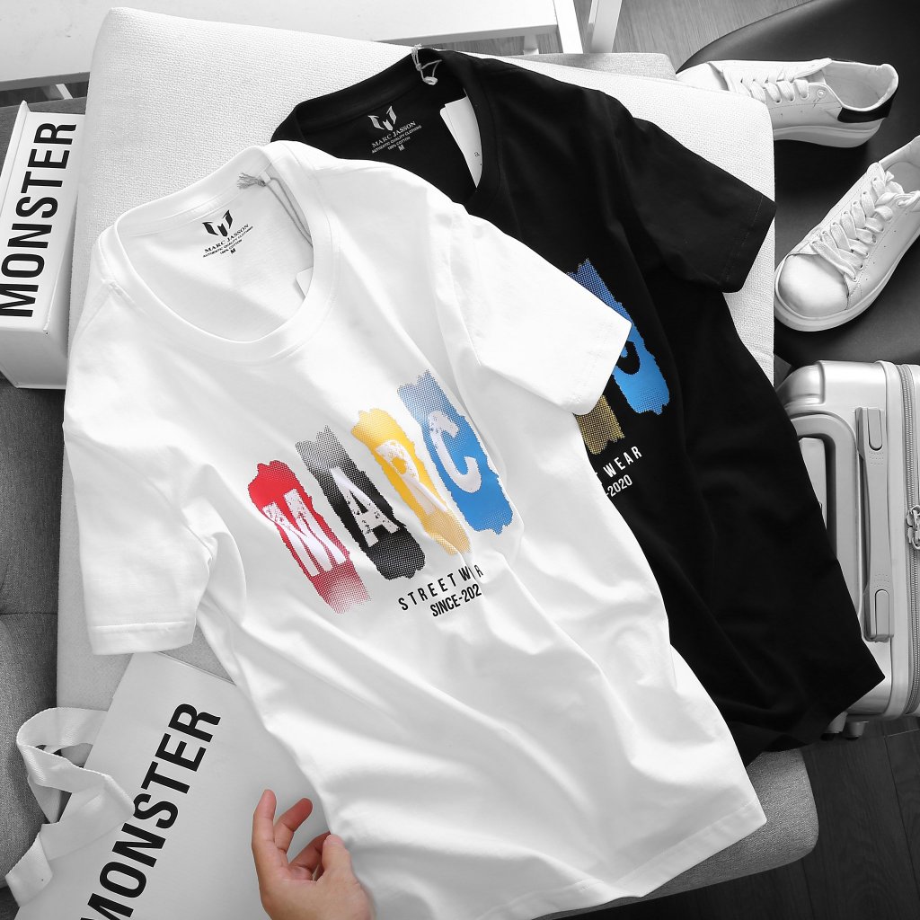 Áo thun Cotton lụa mịn, co giãn. thấm hút tốt