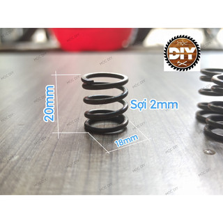 Lò xo nén phi 18, dài 20, sợi 2mm ( gia công) (set 4)