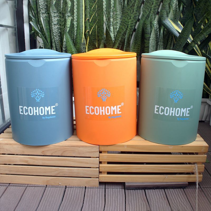 Thùng rác 2 lớp nắp nhấn tròn Megahome