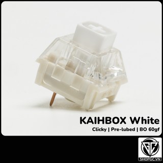 Kailhbox White | Switch Kaihbox White Clicky | 3 Pin dùng cho bàn phím cơ