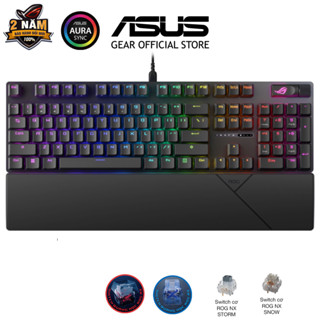  Bàn phím cơ game FPS ASUS ROG Strix Scope II - RX NX keycap ABS phủ chống tia UV đèn led RGB Aura Sync 