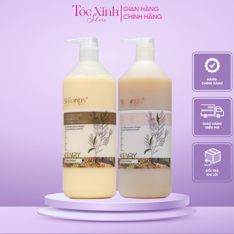 Dầu gội xả Kenry Stillonps dưỡng sinh phục hồi hương thảo mộc thư giãn 500ml -1000ml
