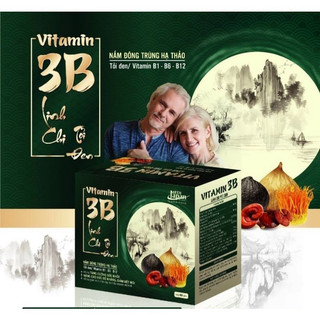 Vitamin 3B linh chi tỏi đen hộp 100v