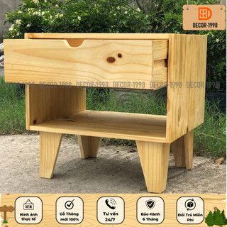 Tủ đầu giường,tab gỗ thông nhập khẩu