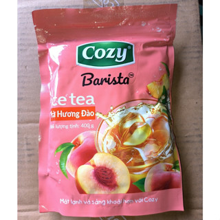 Trà Đào Hòa Tan Cozy Icetea 400g (16g/thùng)