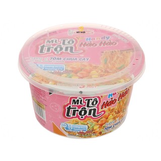 Mì trộn Handy Hảo Hảo hương vị tôm chua cay 93g - combo 5 ly