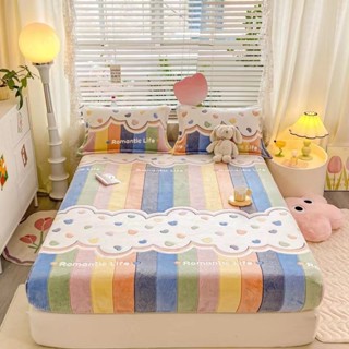 ( Sản phẩm dùng cho mùa đông )  Sét ga gối 3 món nỉ nhung sữa mềm mịn họa tiết đáng yêu