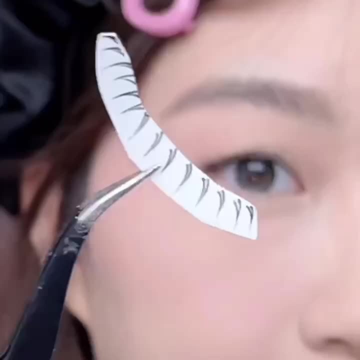 Miếng dán mi giả mi dưới tự nhiên Phong Cách Douyin , mlen diady 3D chống thấm nước mồ hôi