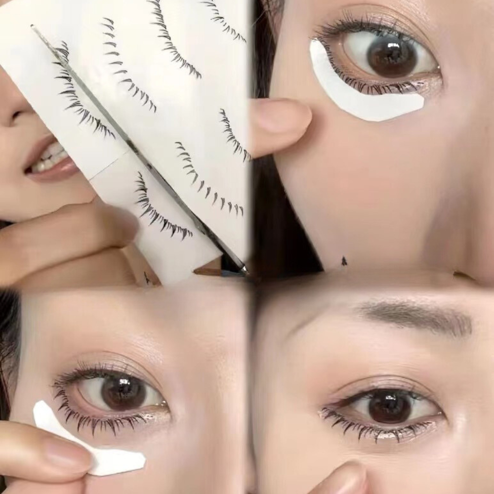 Miếng dán mi giả mi dưới tự nhiên Phong Cách Douyin , mlen diady 3D chống thấm nước mồ hôi