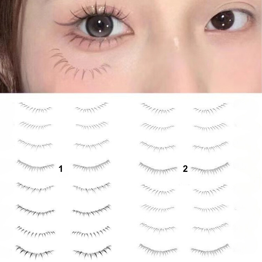 Miếng dán mi giả mi dưới tự nhiên Phong Cách Douyin , mlen diady 3D chống thấm nước mồ hôi