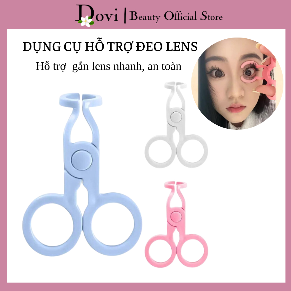 Dụng cụ hỗ trợ đeo lens kính áp tròng, cây mở và đeo mí mắt,  tháo mí mắt dành cho người mới tập gắn lens
