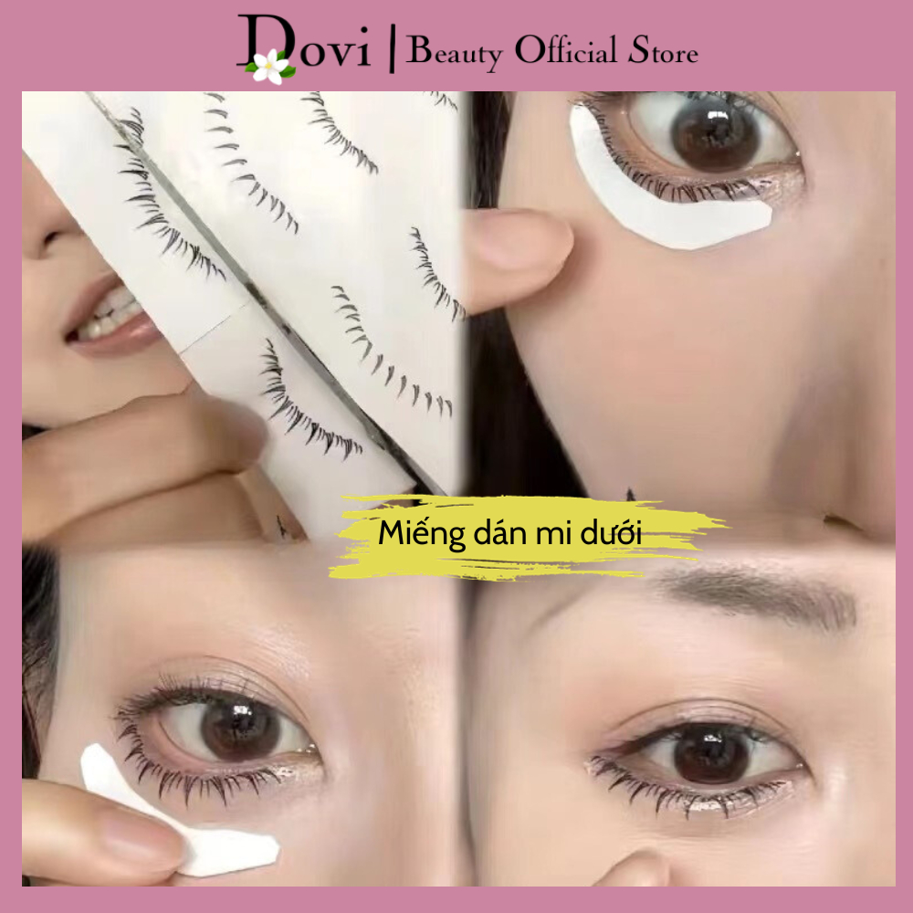 Miếng dán mi giả mi dưới tự nhiên Phong Cách Douyin , mlen diady 3D chống thấm nước mồ hôi