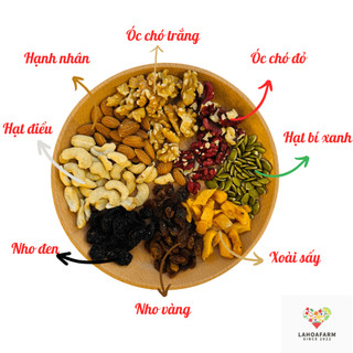 Hạt dinh dưỡng mix 8 loại hạt, hạt dinh dưỡng ăn kiêng organic