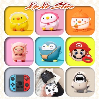 Ốp bảo vệ tai nghe Airpods 2/3/Pro Kèm móc khóa cao cấp, Bao đựng tai nghe Airpod nhiều mẫu dễ thương - XỊN XÒ Store
