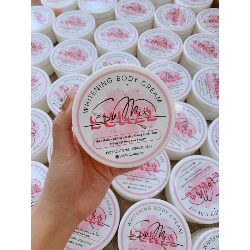 Kem Body SuMii SPF 50+  hũ 250g Có Fback của khách ảnh sau