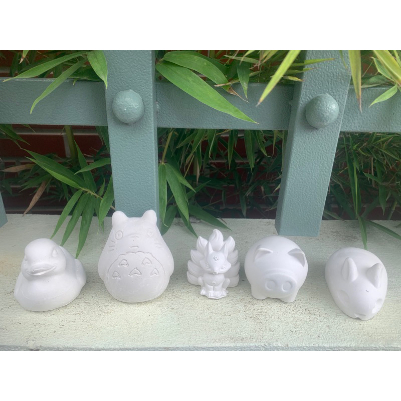 Tô tượng thạch cao combo 5 tượng 8-10cm siêu đáng iu, đồ chơi cho bé