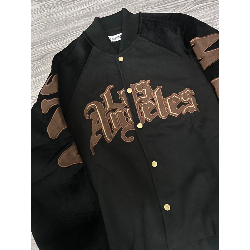 Áo khoác bomber form rộng nam nữ