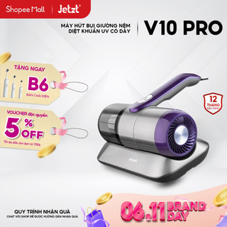 Máy hút bụi giường nệm diệt khuẩn UV kép JETZT PRO cầm tay, hàng chính hãng