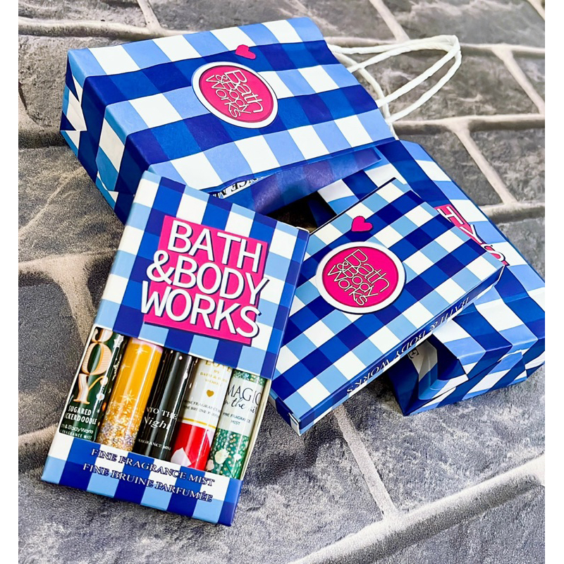 SET 5 CHAI BODY MIST BATH & BODY WORK 5*10ml