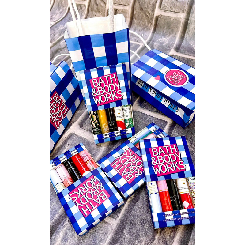 SET 5 CHAI BODY MIST BATH & BODY WORK 5*10ml