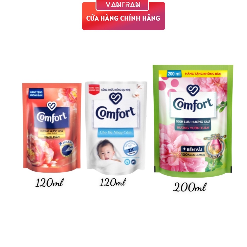 Túi nước xả làm mềm vải Comfort 120ml/ 200ml