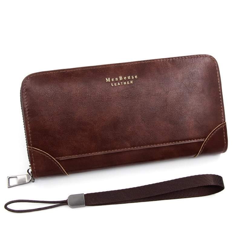 Ví Da Nam Cầm Tay Ví Dài Nam Ví Da PU Cao Cấp In Logo Hàng Loại 1