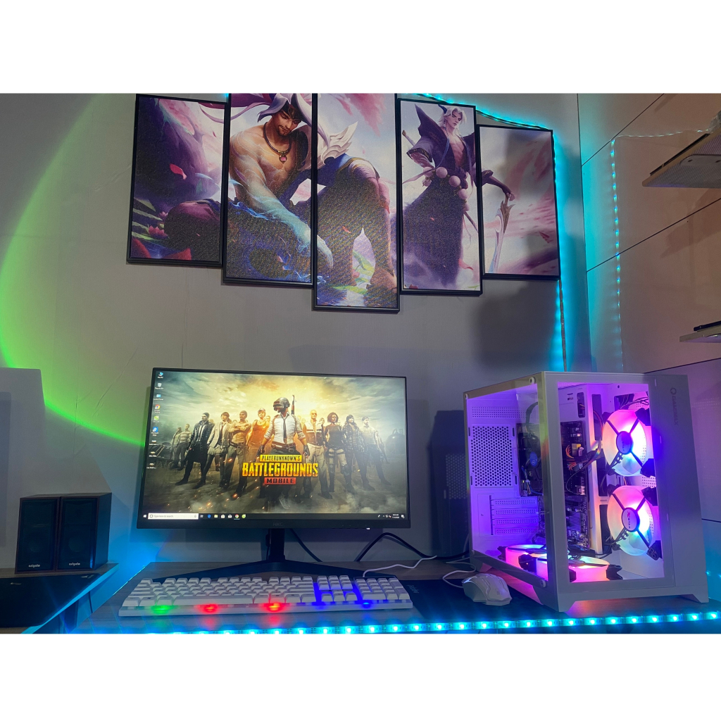 Bộ Máy Tính Case PC Chơi Game LOL Fifa GT5 Valorant CSgo Đột Kích Với Card rời GTX  -Bảo Hành 2 Năm