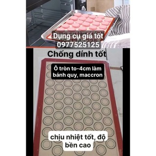 Tấm nướng bằng sợi thủy tinh silpat đa năng, nhào bột chống dính, chịu nhiệt, siêu bền size 30x40 và 40x60cm