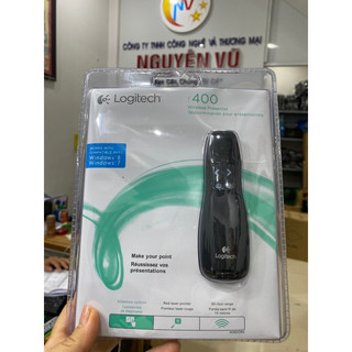 Bút trình chiếu logitech R400 tặng kèm bao da