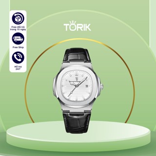 Đồng hồ nam vuông POEDAGAR 613 thép dây đeo kim loại sang trọng thanh lịch Chống nước Phát sáng