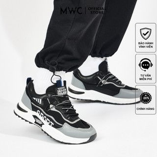 Giày thể thao nam mwc 5426 - giày thể thao nam phối sọc thể thao, sneaker nam cổ thấp năng động cá tính