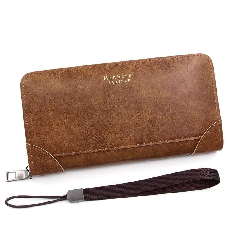 Ví Da Nam Cầm Tay Ví Dài Nam Ví Da PU Cao Cấp In Logo Hàng Loại 1