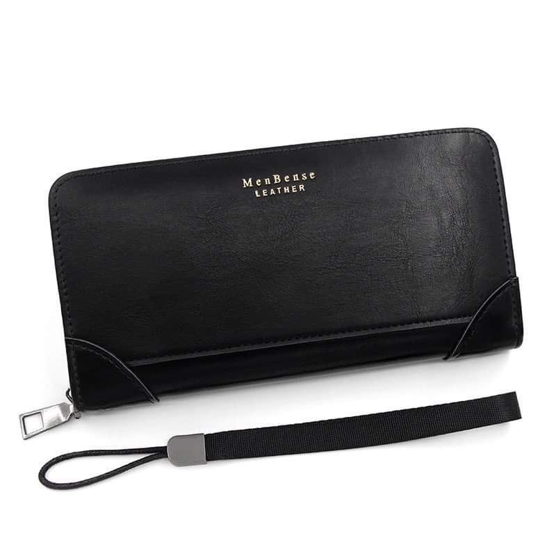 Ví Da Nam Cầm Tay Ví Dài Nam Ví Da PU Cao Cấp In Logo Hàng Loại 1