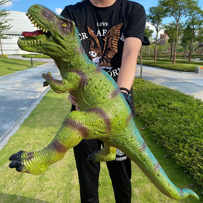 (HCM) Khủng Long T-rex bạo chúa bằng cao su nhồi bông, khủng long cỡ lớn có nhạc