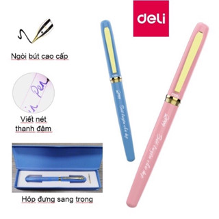Bút máy deli cao cấp Q899 tặng kèm 1 ngòi