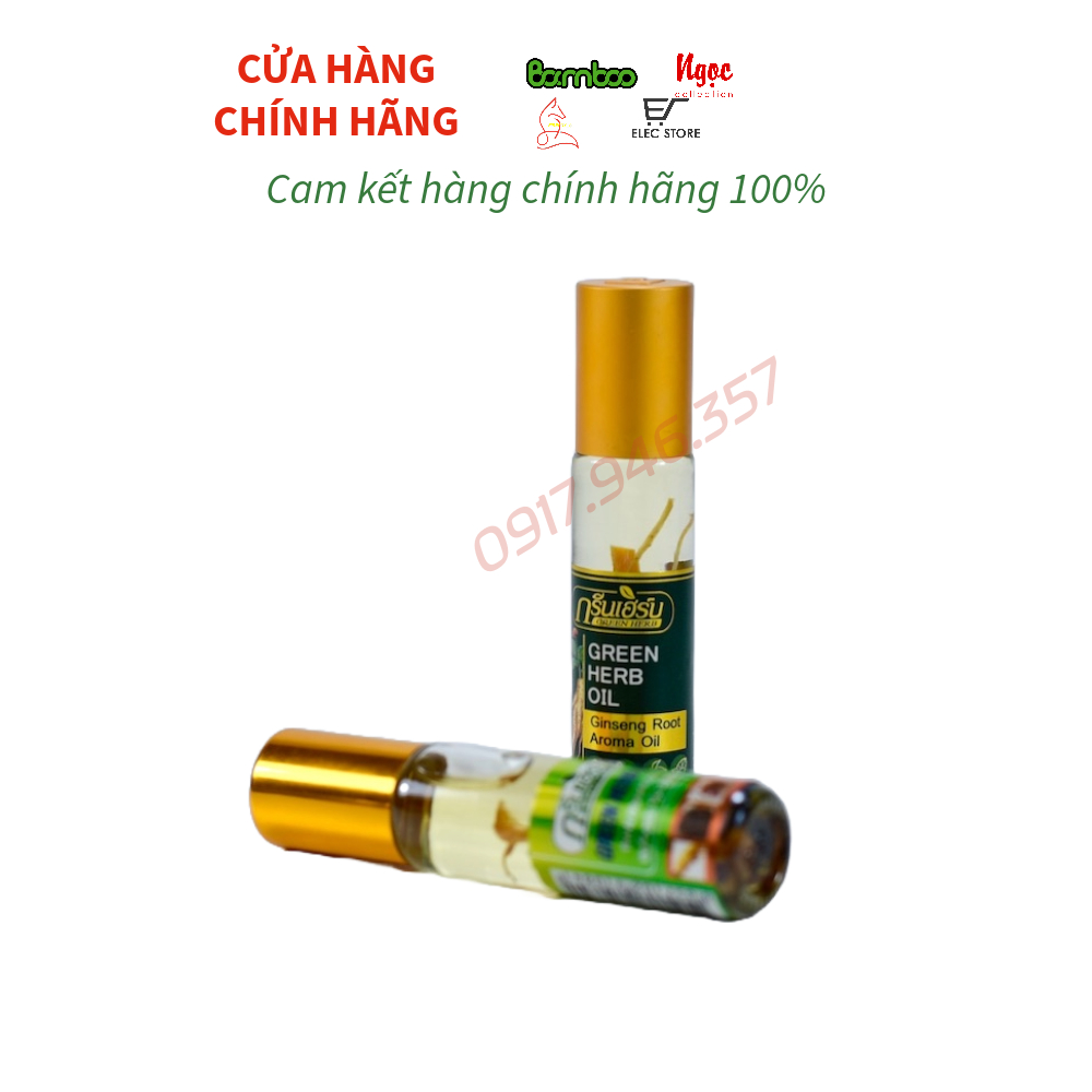Dầu Sâm Green Herb Oil 8ml Thái Lan