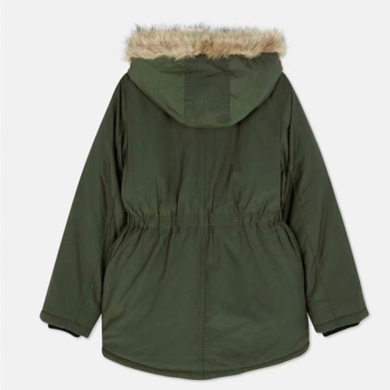 Parka lót lông thỏ Primark