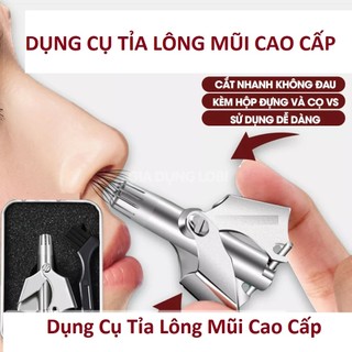 Dụng cụ tỉa lông mũi cao cấp, kéo cắt lông mũi