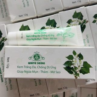 Kem White seido trắng da chống dị ứng ngừa mụn thâm liền sẹo 12gr