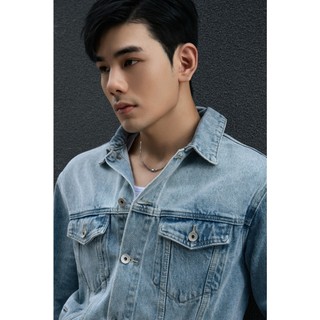 Áo Khoác Jean Americus Gosani AG2006 Thời Trang Màu Xanh Nhạt
