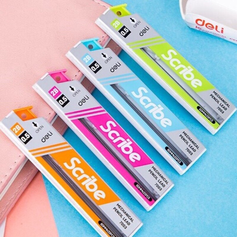 Bút chì kim sắt deli 0.5,  0.7 deli u999