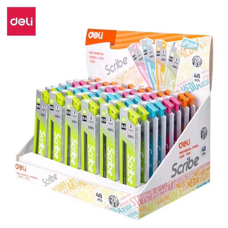 Bút chì kim sắt deli 0.5,  0.7 deli u999