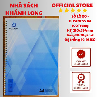 SỔ LÒ XO - BUSINESS A4 100 - 200 Trang