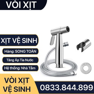 Vòi xịt inox 304, vòi xịt vệ sinh tăng áp nước inox 304 - siêu bền vx01